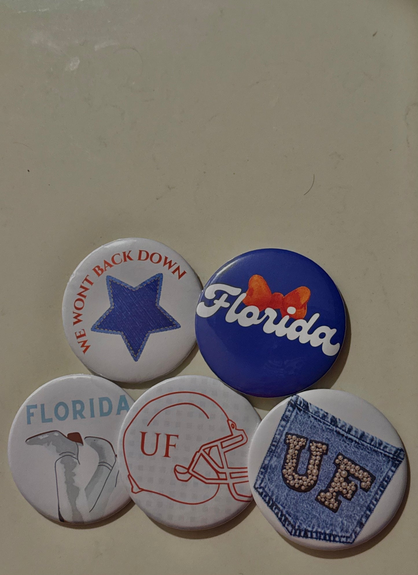 3 inch Gameday buttons